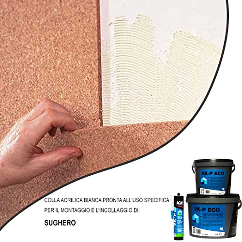 Unifix Eco - Acm Colla Per Pannelli Fonoassorbenti, Colla Per Pannelli Polistirolo, Rosoni, Battiscopa, Sughero E Piastrelle – Collante Acrilico Con Forte Presa Per Uso Interno (310 Ml) - 5