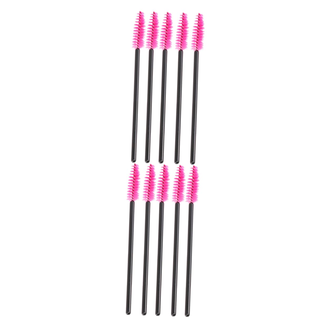 BELLIFFY Disposal Eyelash Brush 100pcs Lash Curler Eyebrow Comb for Quick Easy Eye Makeup