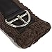 Intrepid International Western Fleece Cinch Girth, Brown, 34-Inch