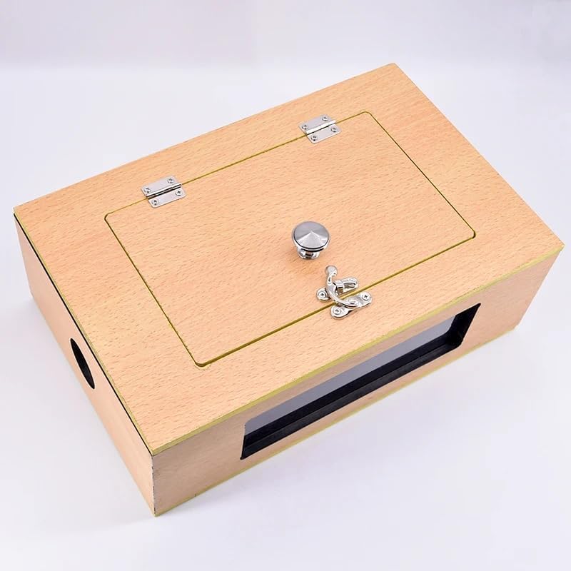 See Thru Tip - Over Box (drewniane) pudełko na gołębie odwrócone znikające małe zwierzę pudełko magiczne sztuczki scena magiczna iluuzja sztuczki rekwizyty dla magów
