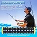 7Pcs Fishing Line Organizer Storage Keeps Snells and Rigs Organized and Tangle Free with 84 Slots Fishing Line Spooler Rigger for Walleye Fishing