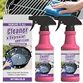 Fast Acting Heavy Duty Grill Degreaser Spray, 2026 New BBQ Grill Cleaner, Multi Functional Grease Remover for Outdoor Grill, Grill Cleaning Spray for Kitchen, Easy Off Oven Cleaner for Home (2 PCS)
