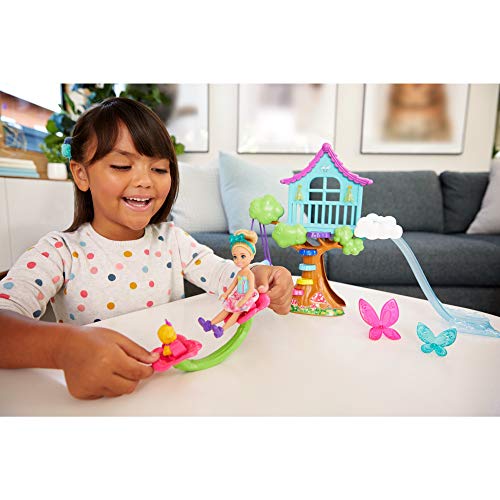 Barbie GTF49 - Dreamtopia Chelsea Regenbogen-Schaukel-Spielset mit Puppe, Geschenk für Kinder von 3 bis 7 Jahren – Bild 3