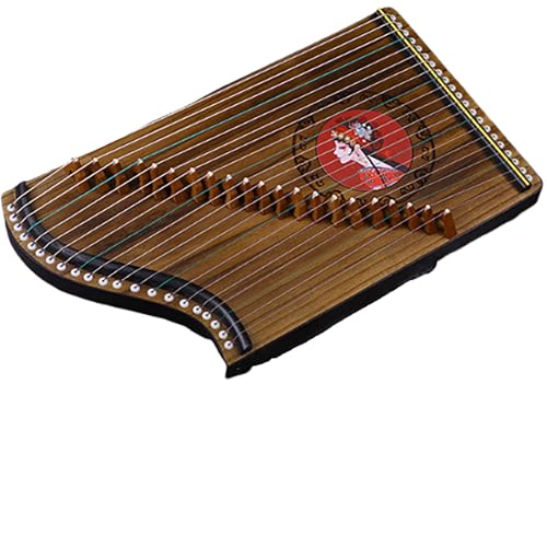 Entrenador de dedos Guzheng de 21 cuerdas con accesorios completos y mochila para principiantes, adultos, niños y prácticas y exámenes