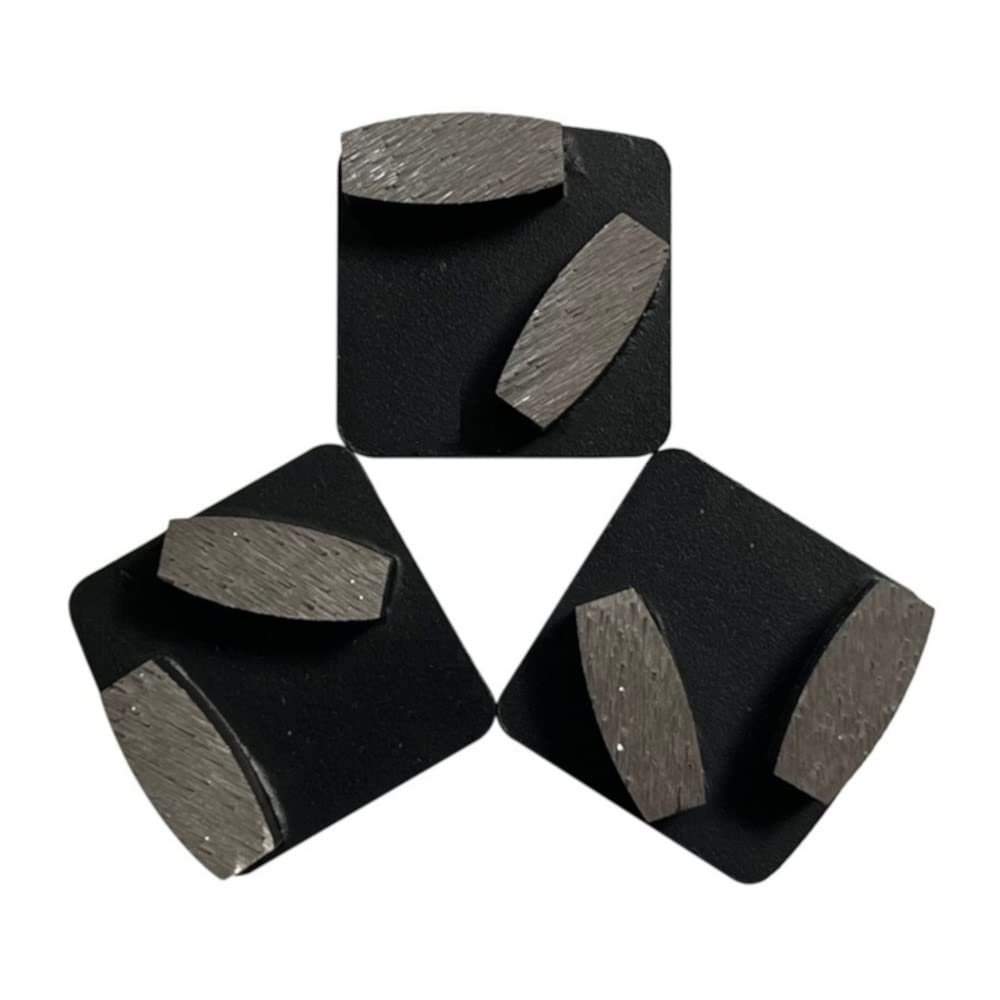 Diamond Concrete Grinding Discs for Husqvarna Redi-Lock, Hard Bond, Set of 3, 18/20 Grit