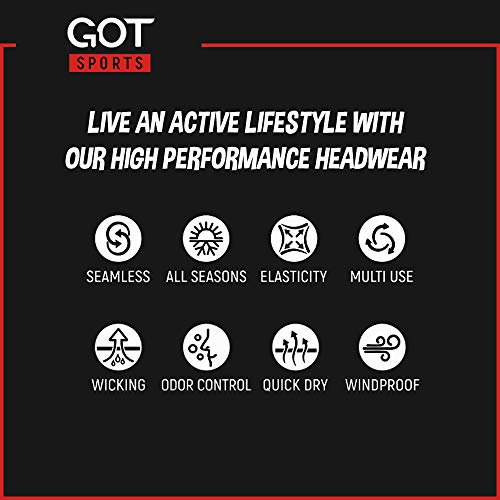 image for GOT Sports Tube Bandana - Neck Gaiter for Women & Men, Face Mask, Neck