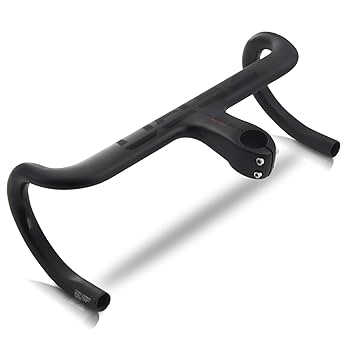 【新品・未使用】カーボン一体型ハンドルバー（中华製）400/100mm約380g 新品・未使用】カーボン一体型ハンドルバー（中华製）400/100mm