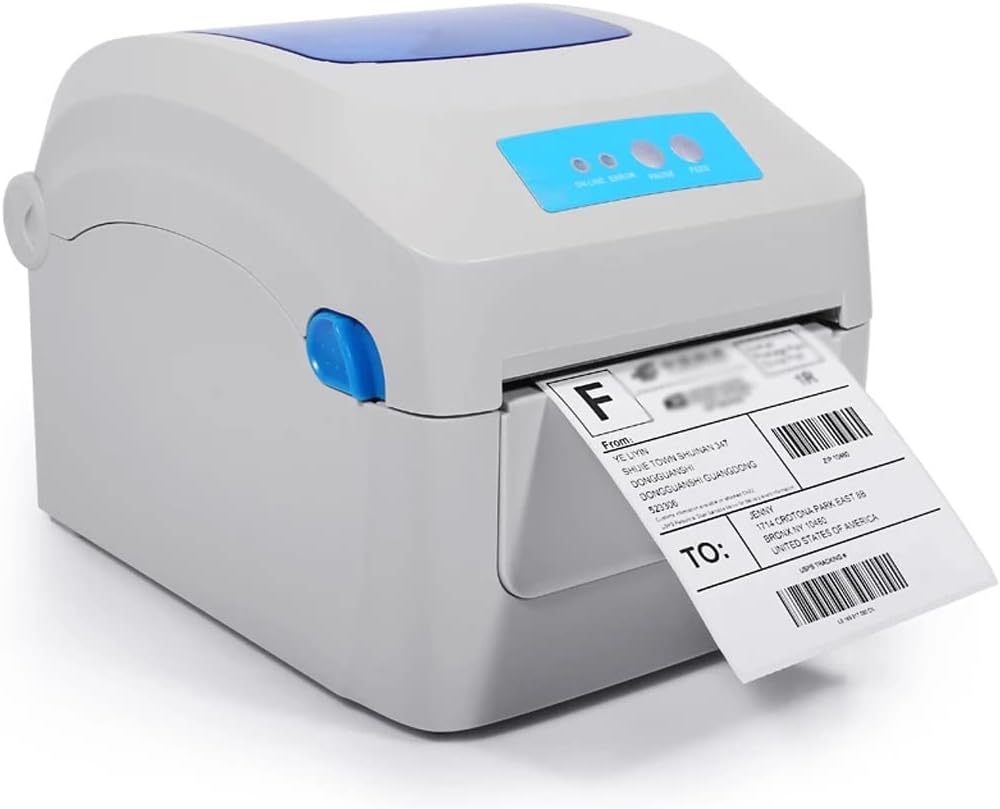 XXXDXDP Thermal Shipping Label Printer Shipping Address Printer E-Waybill Printer for Express Logistics Supermarket