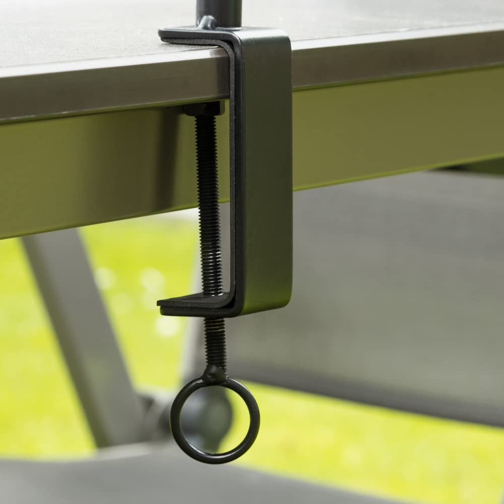 Tafeldecoratie, stang, klemframe, metaal, zwart, uittrekbaar Tafeldecoratie, stang, klemframe, metaal, zwart, uittrekbaar