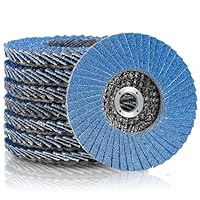 Fächerscheiben Lamellenscheiben,Schleifscheiben Schleifmopteller,8 Stück ø 76 mm x 10 mm Korn 40/60/80/120 mischen Set Lamellen Schleifscheibe Schleifmop Flap Disk