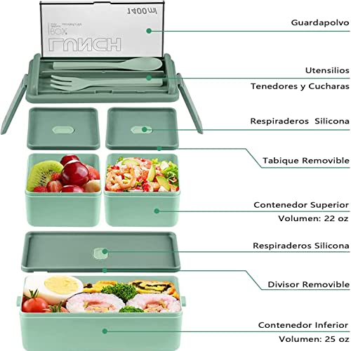 El Mejor Listado de Loncheras tupperware los 5 más buscados. 20 loncheras tupperware marca XENOPHON (2)