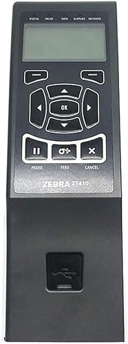 Panel de control frontal P1058930-001 para impresora de etiquetas térmicas Zebra ZT410
