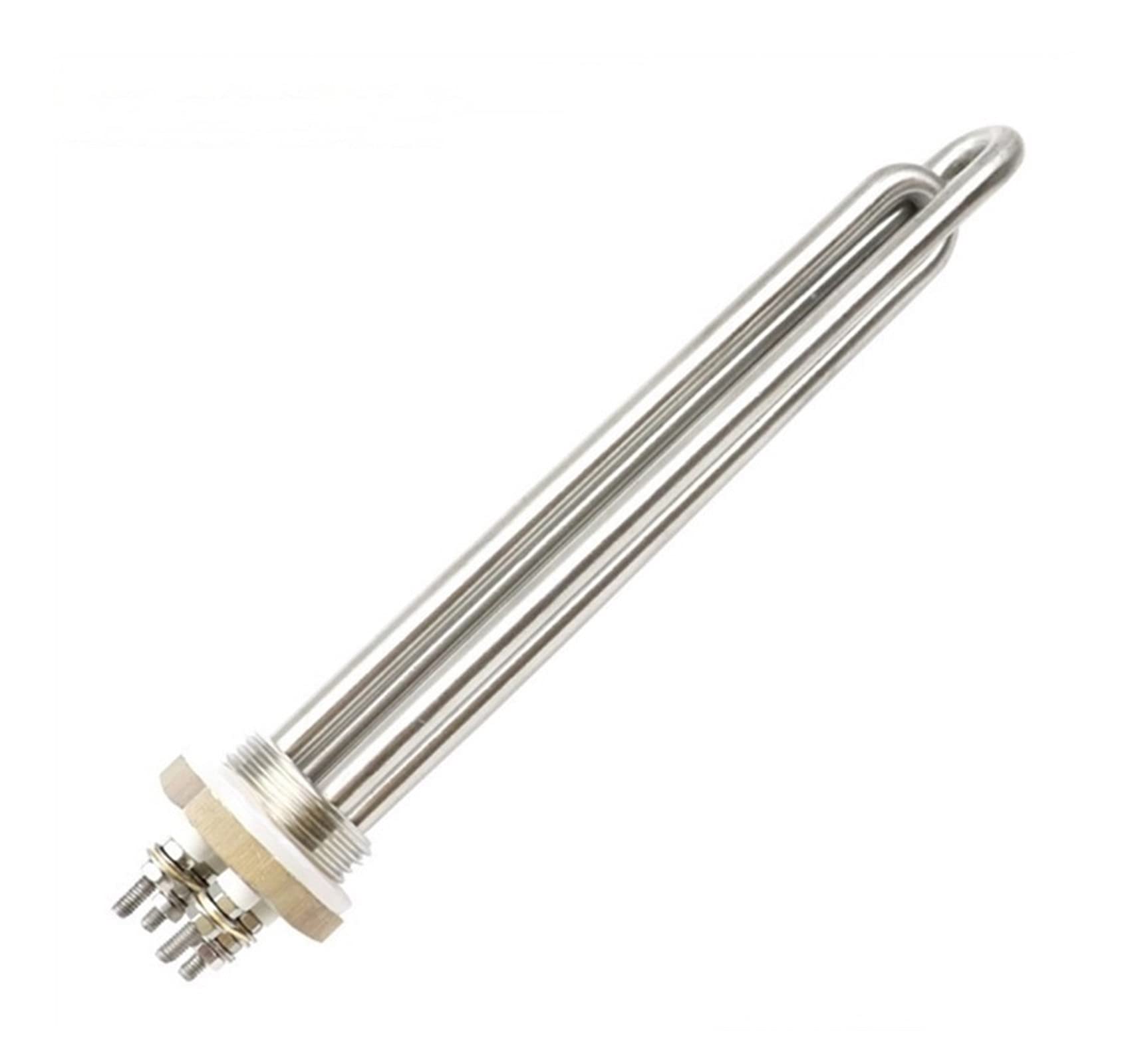 yaoqijie Élément chauffant 12V Chauffe-eau CAMPER 300W / 600W DN25 12 VOLT DC Élément de chauffage à eau solaire lasting(Heater thread nut,12v 600w BSP)
