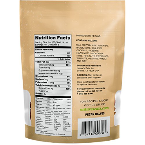 Nature'S Eats Pecan Halves, 6 Ounce thumb #1