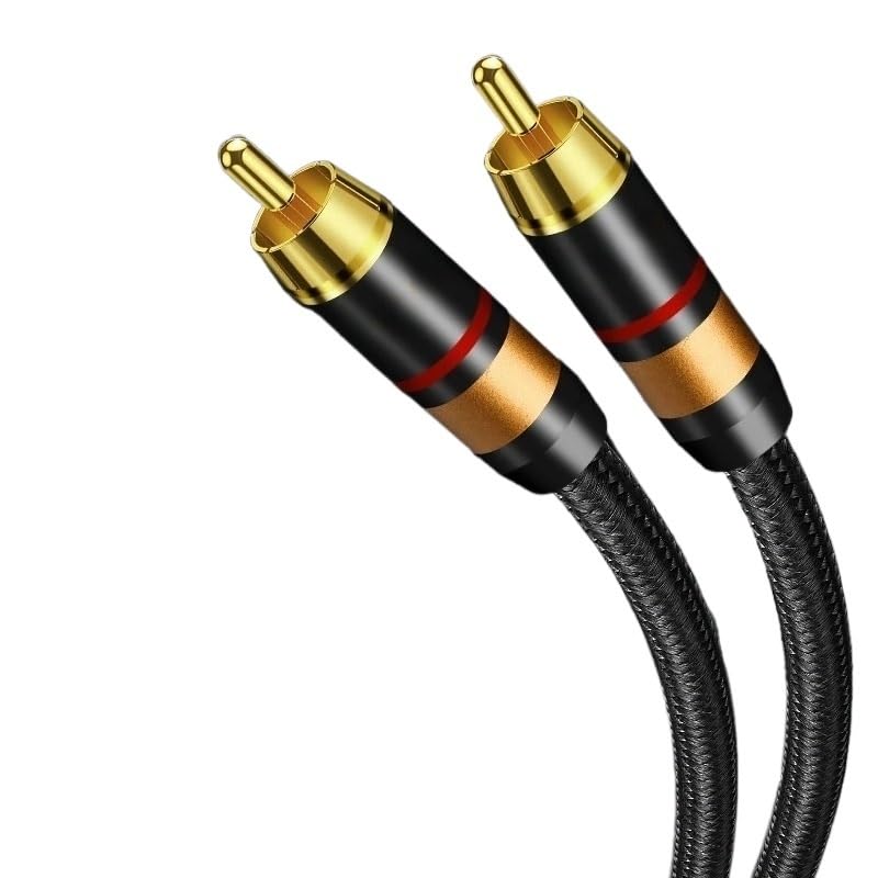 Digital Audio Coaxial Cable 75Ω Hi-End Stereo Audio R/*C*A to R/*C*A Male Coaxial Cable(10m)