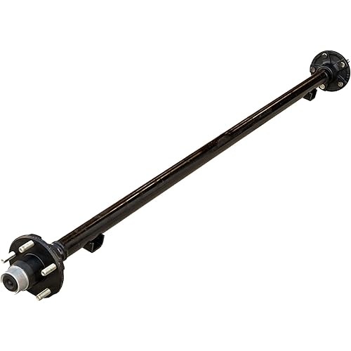 2k TK Trailer Axle - 2000 lb Idler, 71" Hubface 58" Spring Center / 5x4.5 Bolt Pattern