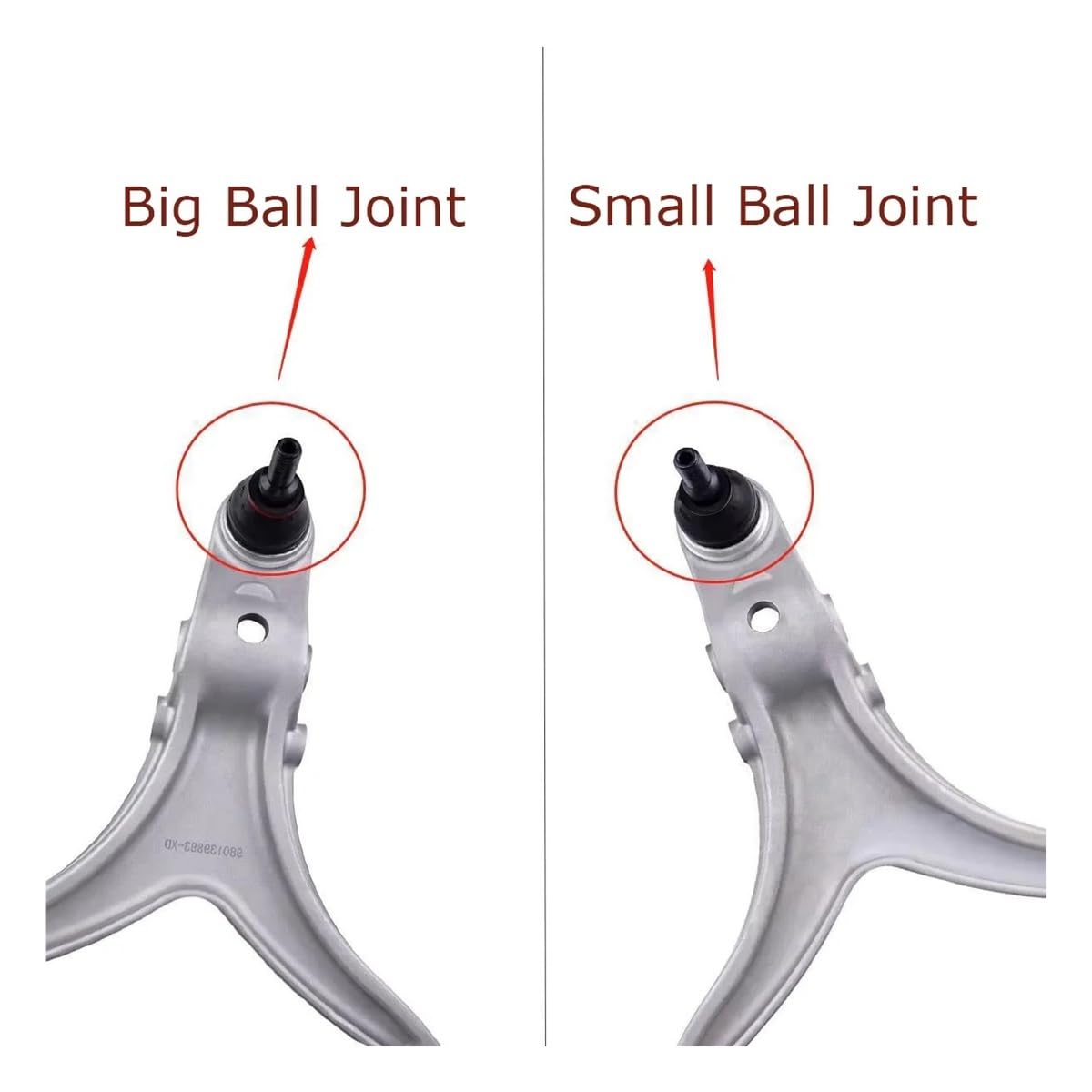 Sworzeń kulowy dolnego wahacza przedniego do Masera Quattropor Granturis M139 2007-2018 Strony(Big Ball Joint)