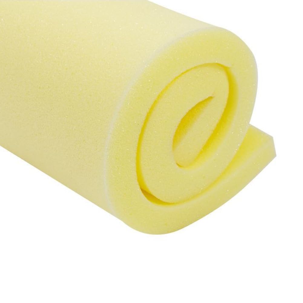 Yuly Coussins de Remplacement pour Siège de Canapé,Mousse de Rembourrage Densité 35,Épaisseur 3/5/8/10/12/15/20 cm,Mousse Matelas à Découper - Personnalisable,1 pièce (8cm-150x35cm)
