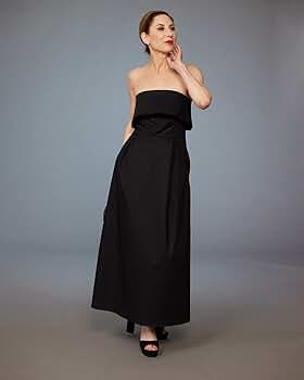 CARLA Lady Scallap dress 黒 CARLA Lady scallop dress-Black - メルカリ