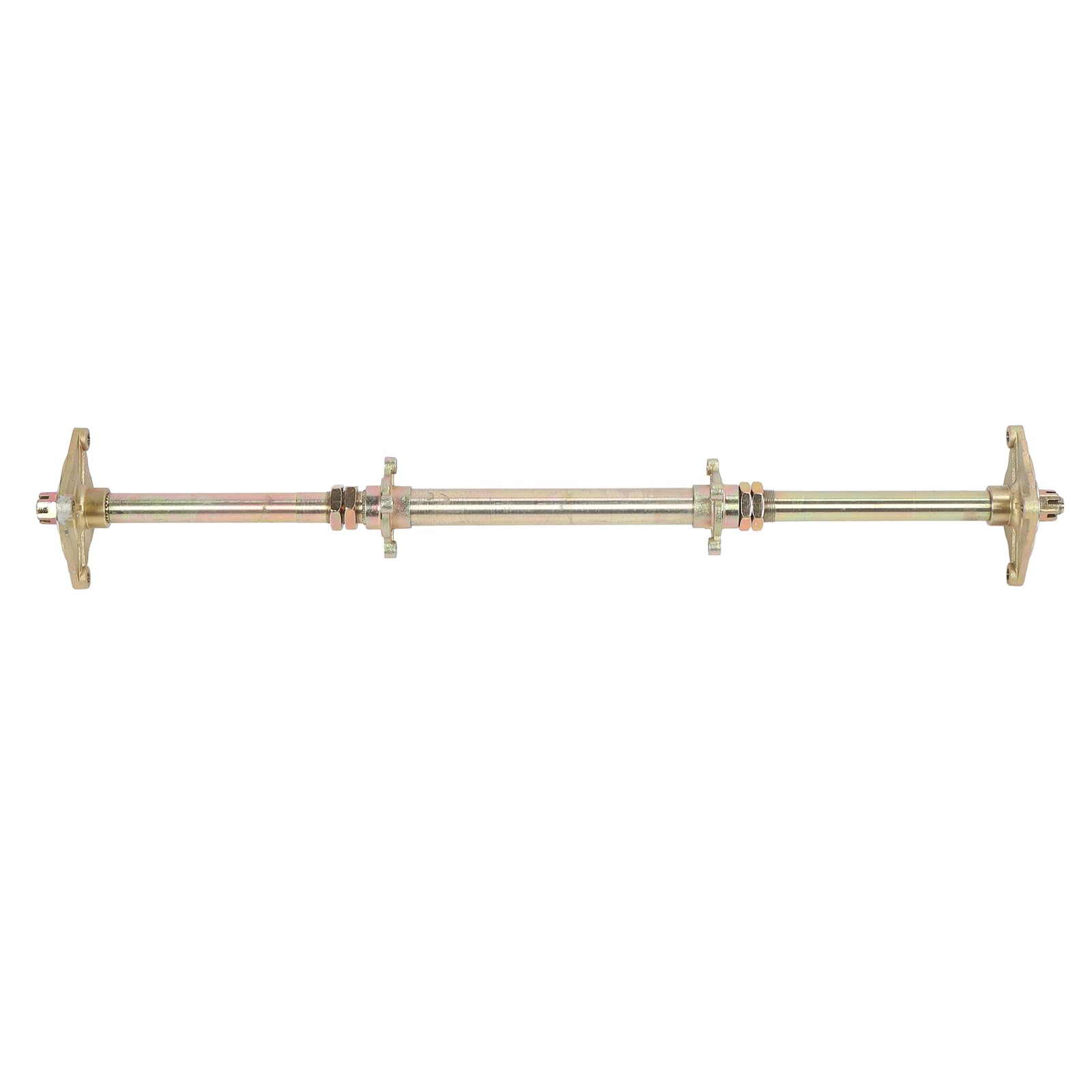 Kit de Montaje de Eje Vivo Trasero Go Kart, Acero Al Carbono para Triciclo de Deriva con Longitud de Eje de 32 Pulgadas, Piñón 428 37T y Disco de Freno de 7,5 Pulgadas