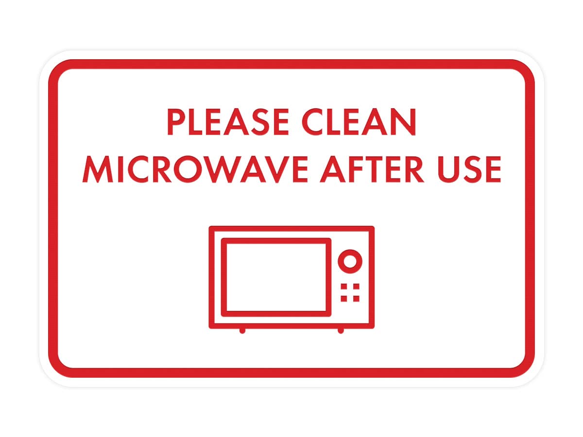 Clean Microwave Sign