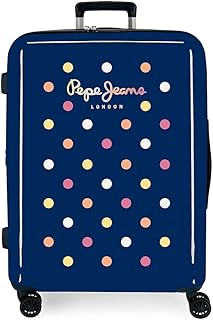 Emma Valigia media blu 48 x 70 x 26 cm rigida ABS chiusura TSA integrata 81 4,2 kg 4 ruote