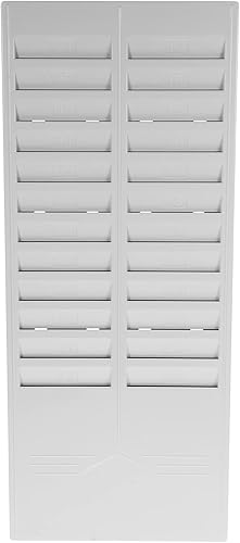 NUOBESTY Soporte para tarjetas de tiempo de 24 bolsillos montado en la pared, soporte para tarjetas de tiempo para oficina y almacén