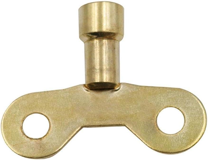 4Pcs Yellow Radiator Plumbing Bleed Bleeding Key Solid Brass Radiator Plumbing Keys Metal For Venting Air Switch Spool Radiator Keys For Bleeding Old Home Tools and Home Improvement Wrenches