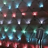 イルミネーション 屋外 ソーラー ネットライト 104球 クリスマス ネット 屋外用 イルミネーションライト ソーラーイルミネーションライト イルミネーション クリスマス おしゃれ 庭 ガーデンライト ツリー led 自宅 玄関 ベランダ 電飾 (パステルMix)