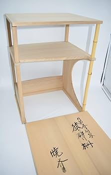 茶道具 棚 卓 更好棚 茶道 楽天市場】【茶道具】【棚物】玄々斎好み更好棚（ボール箱