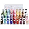 Simthread Polyester Embroidery Thread, 80 Spools Embroidery Machine Threads, 500M (550Y) Each Thread Spool, Colors Compatible with Janome & Robison-Anton Colors - Color Card Contained in Box
