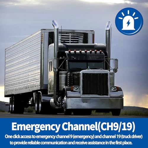 Abbree AR-M6 Cb Radio For Truckers Long Range Am Fm Professional Portable Cb Radios Kit,Compact Design,Travel Essentials,Instant Emergency Channel 9/19,Full 40 Channels thumb #4