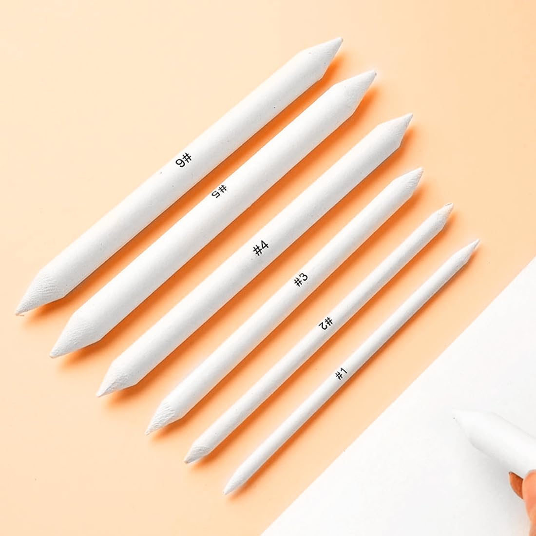 Ciieeo Essuie-Glace Éponge à Croquis 2 Pièces pour Étudiants en Art, Léger Et Solide, Embout