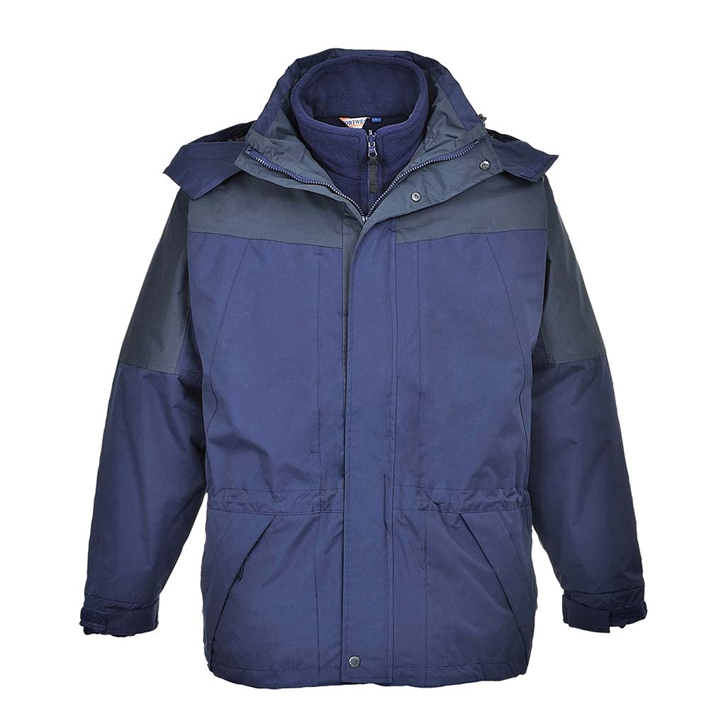 Portwest S570 Chaqueta Aviemore 3 en 1 Costuras Encintadas Cierre de Velcro