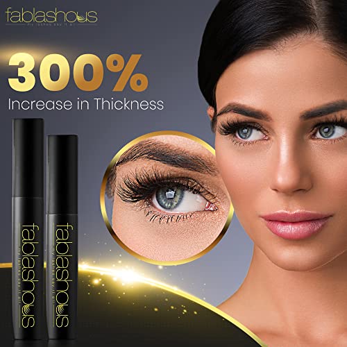 The Original Fablashous 3D Thickening and Lengthening Black Natural Green Tea Fibre Lash Mascara Extensions In Luxury Embossed Patterned Display Case - Image 4