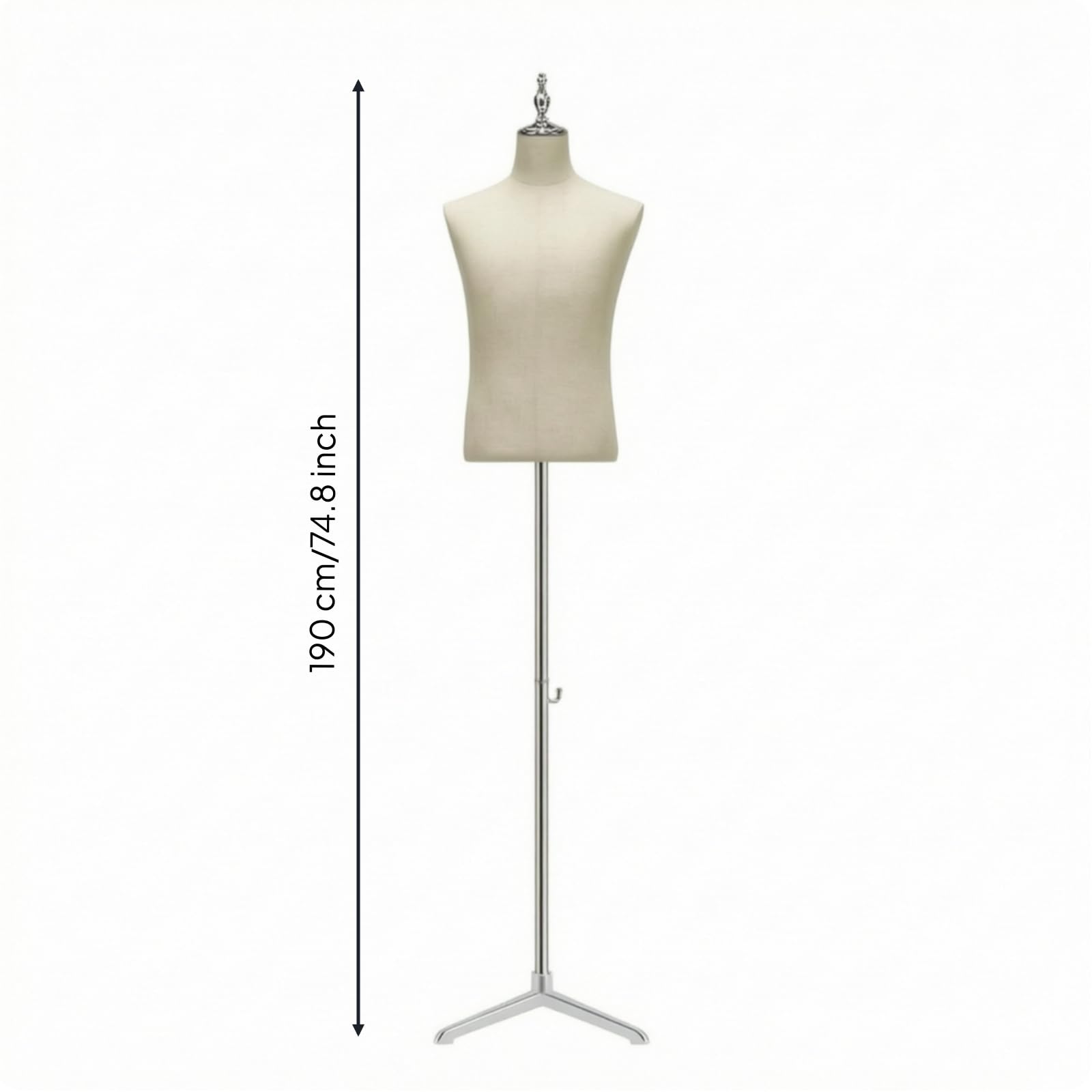 Modegeschäft Ankleidepuppe Herren , Silbernes Dreieck , Offizieller Standard