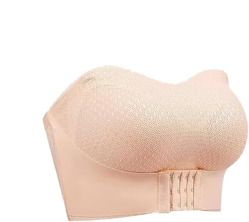 HULKAY Nuove Donne Reggiseni Senza Spalline con Top Senza Cuciture Reggiseno Anteriore Fibbia Reggiseno Antiscivolo