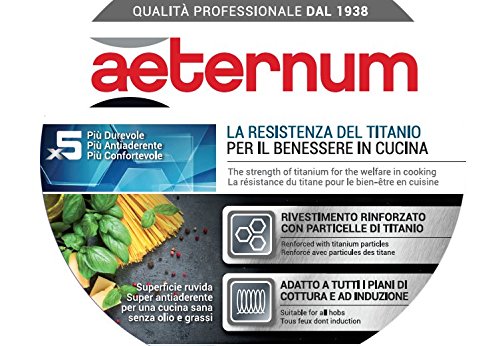 Padella Titanium Induction Aeternum - 26 Cm - Antiaderente E Per Induzione - Foto 2