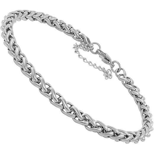 Nakabh Stainless Steel Bracelet For Men & Boys