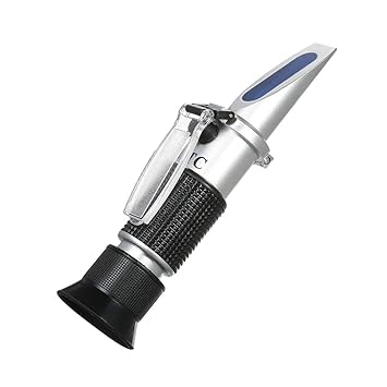 Portable Handheld ATC Antifreeze Refractometer Freezing Point Meterfor Glycol Antifreeze Coolant and Battery Acid