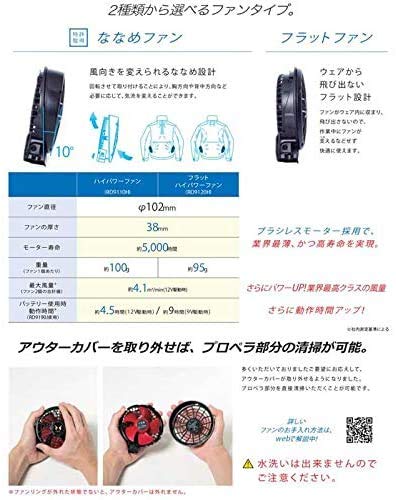 Amazon.co.jp: サンエス 空調風神服 2021年新型 日本製リチウムイオン