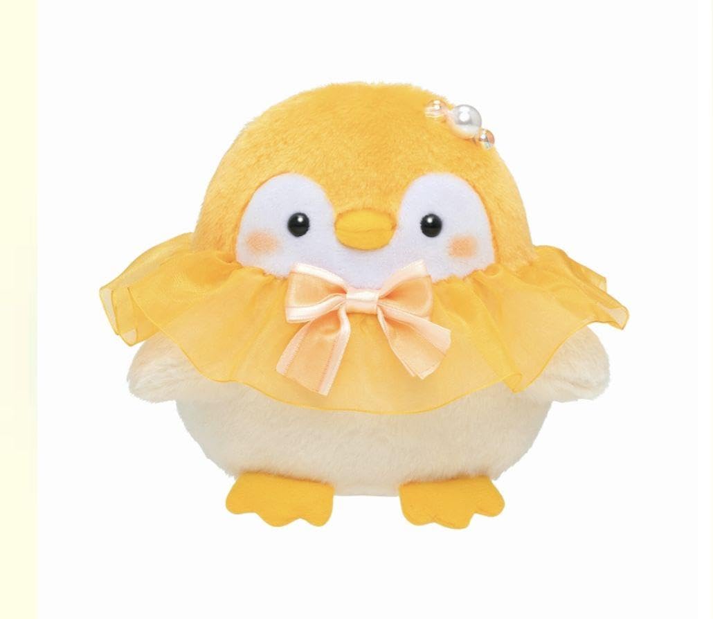 Amazon.co.jp: コウペンちゃん 虹を渡れるぬいぐるみS みかん色 : おもちゃ