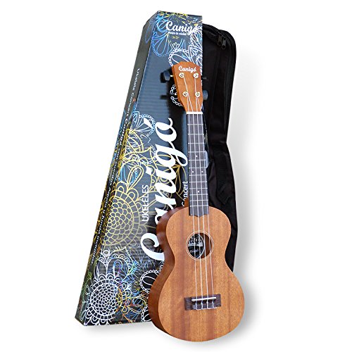 Canigó UK-CAN02-Ukelele Concert con funda incluida Cover