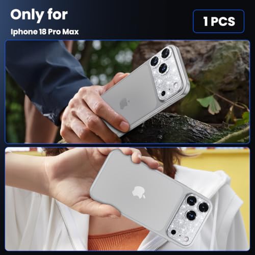Image of WSKEN for 18 Pro Max Camera Lens Protector for iPhone - Military Grade
