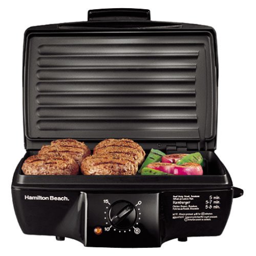 Buy HAMILTON BEACH 25275 Express Indoor Contact Grill Black Online at