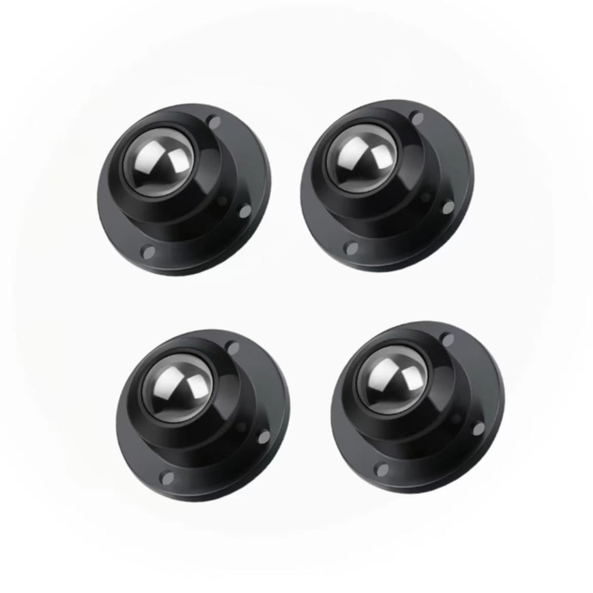 4 Stuks Zelfklevende Mini Wielen Niet Swivel Sticky