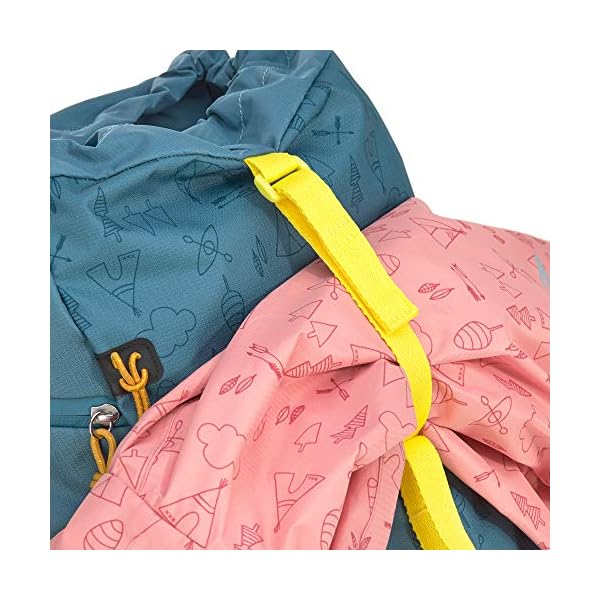 LÄSSIG Kinder Wanderrucksack Kinderrucksack Ausflug ab 5 Jahre /Outdoor Backpack Big Adventure Blau, 14 L – Bild 10