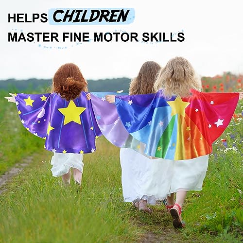 Irolehome Toddler Kids-Superhero-Capes Super-Hero-Costume For Girls-Boys Halloween Dress-Up Party Toys Gifts Bracelets Crown #TOP1