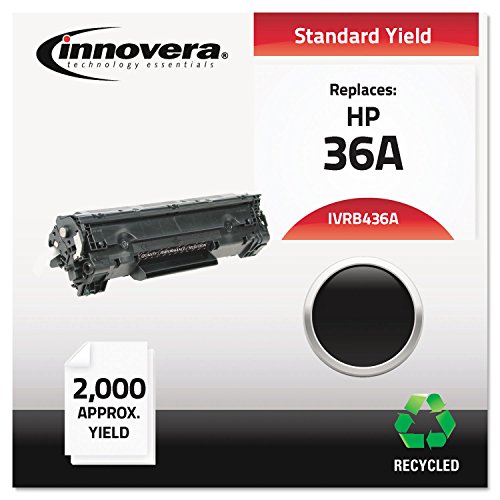 Innovera Remanufactured Toner Cartridge-Replacement for CB436A (36A), Black