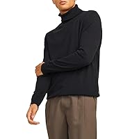 JACK & JONES Dolcevita Male Dolcevita Tinta Unita, Nero